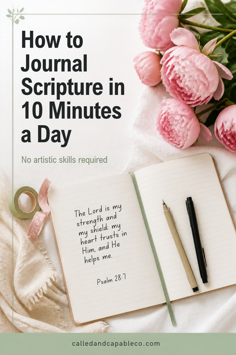 How to Journal Scripture in 10 Minutes a Day