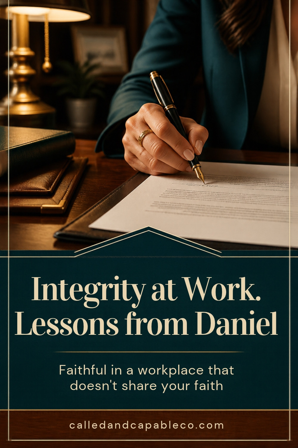 Integrity at Work: Lessons from Daniel